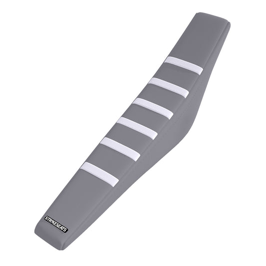 Husqvarna TC50 17-23 / EE 5 20-23 WHITE/GREY/GREY Gripper Ribbed Seat Cover