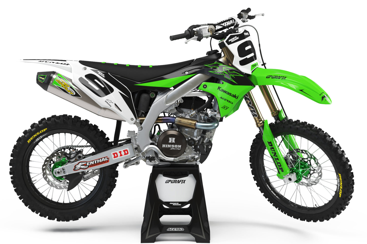 KAWASAKI STYLE 1 KIT (WHITE)
