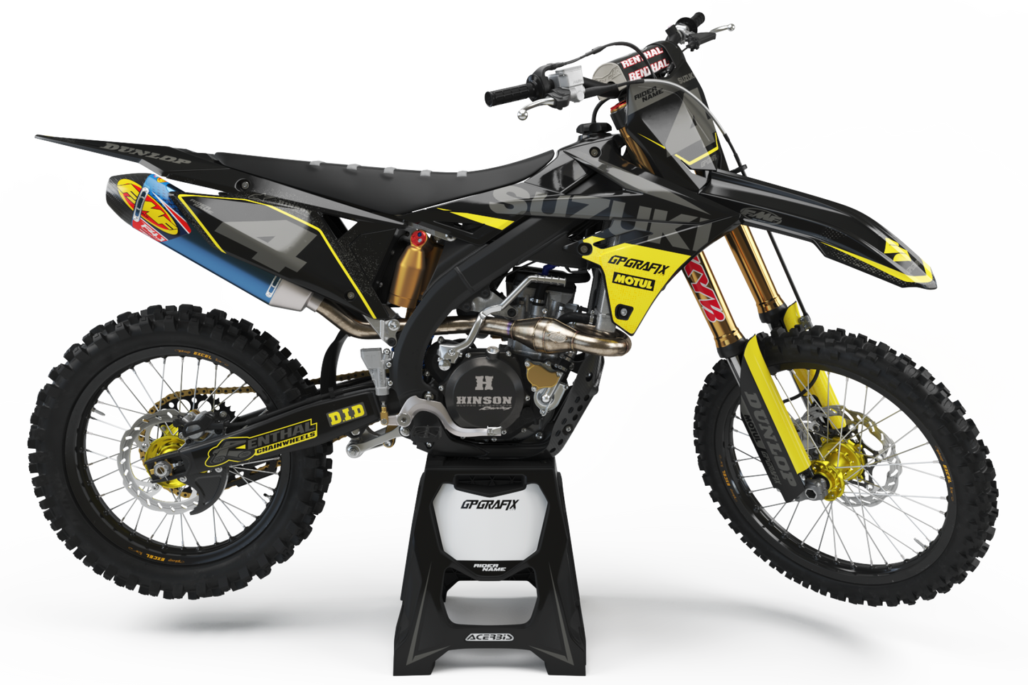 SUZUKI 'GRIT' KIT (BLACK)