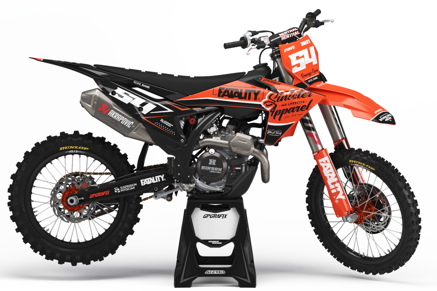 KTM FATALITY KIT BLACK