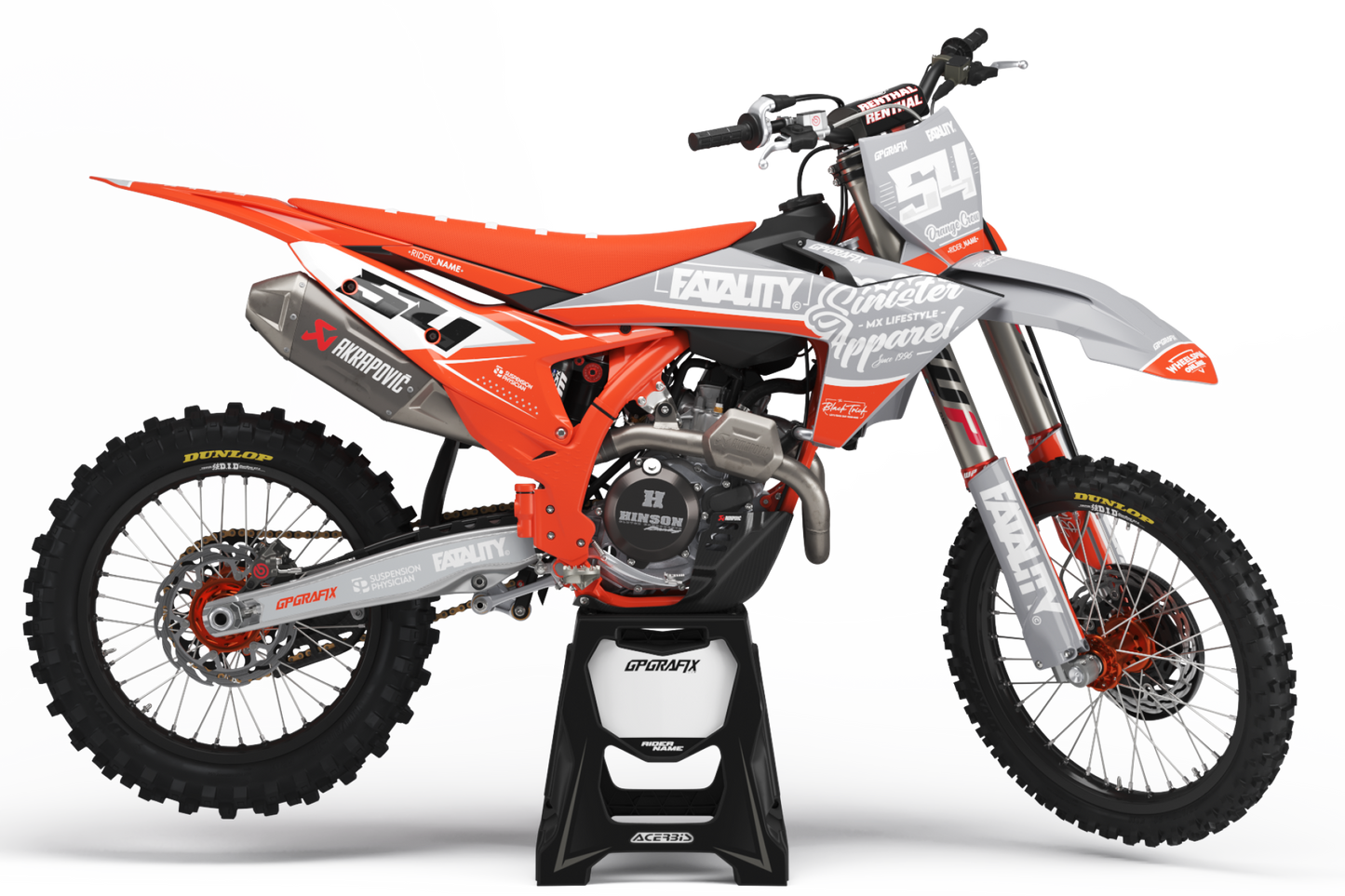 KTM FATALITY KIT ORANGE