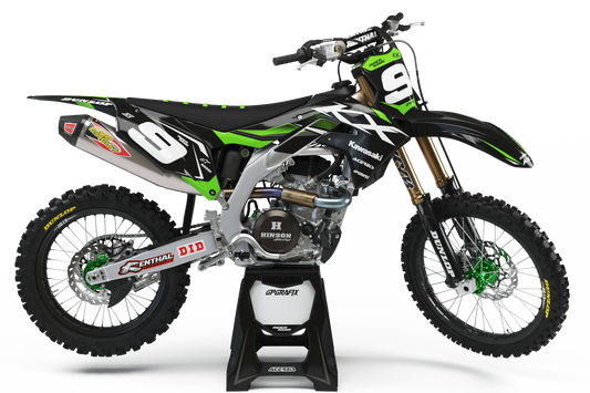 KAWASAKI 'FACTORY' KIT (BLACK)