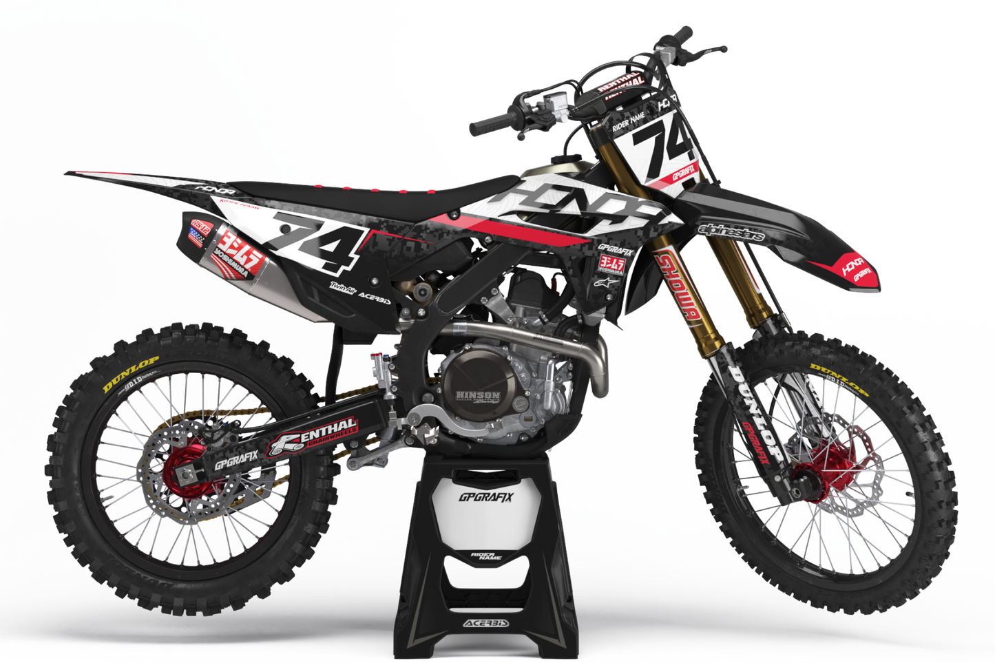 HONDA DIGITAL CAMO KIT (BLACK)