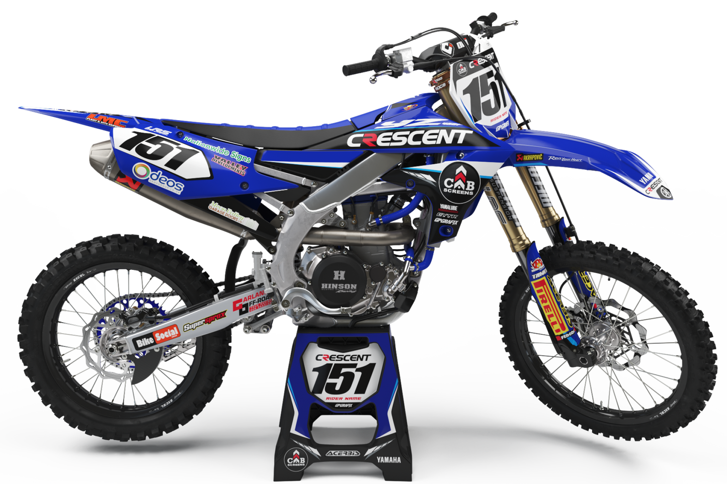 2021 'CAB SCREENS CRESCENT YAMAHA' KIT
