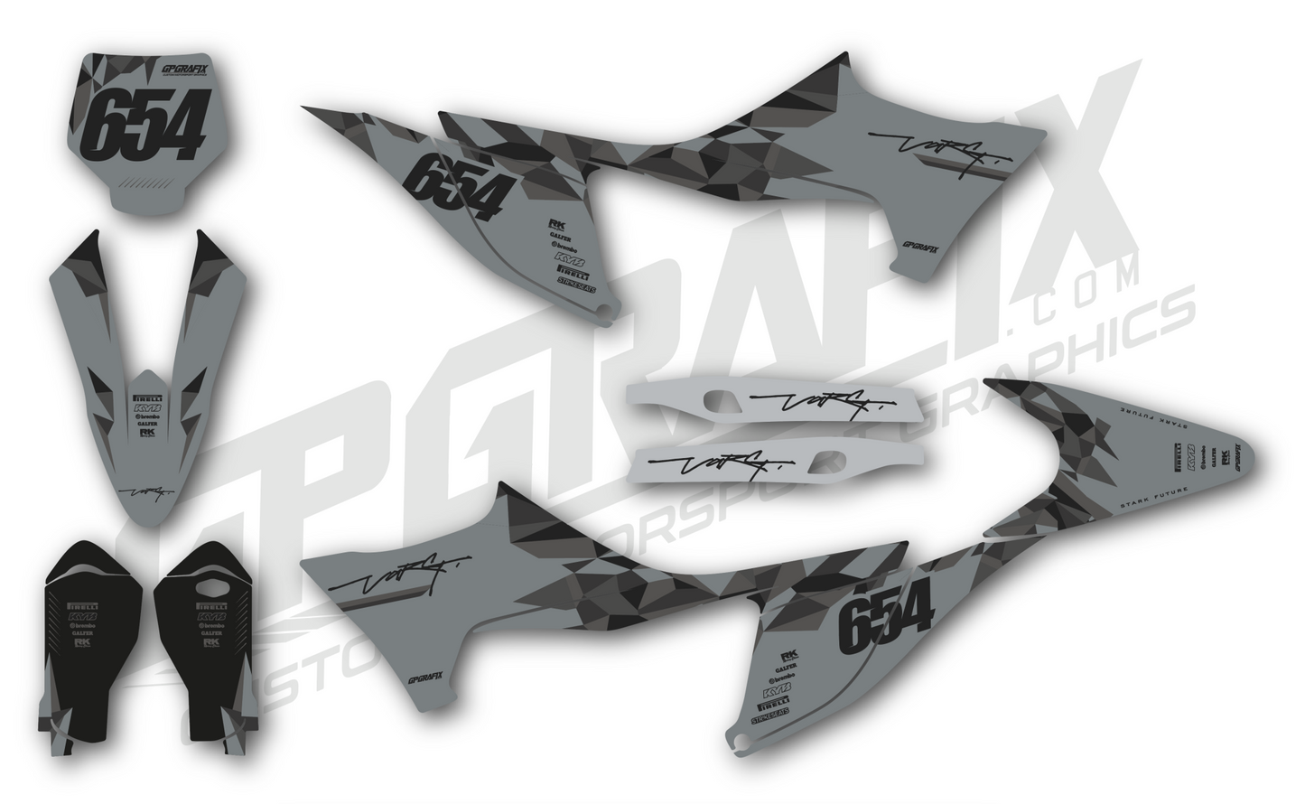 Stark Grey Crystal Kit