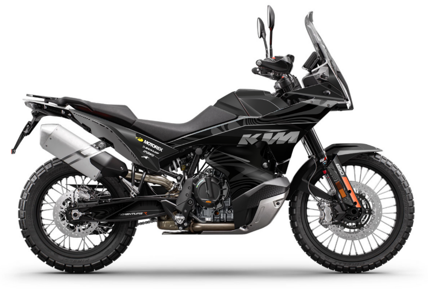 790/890 Adventure Black Ripple
