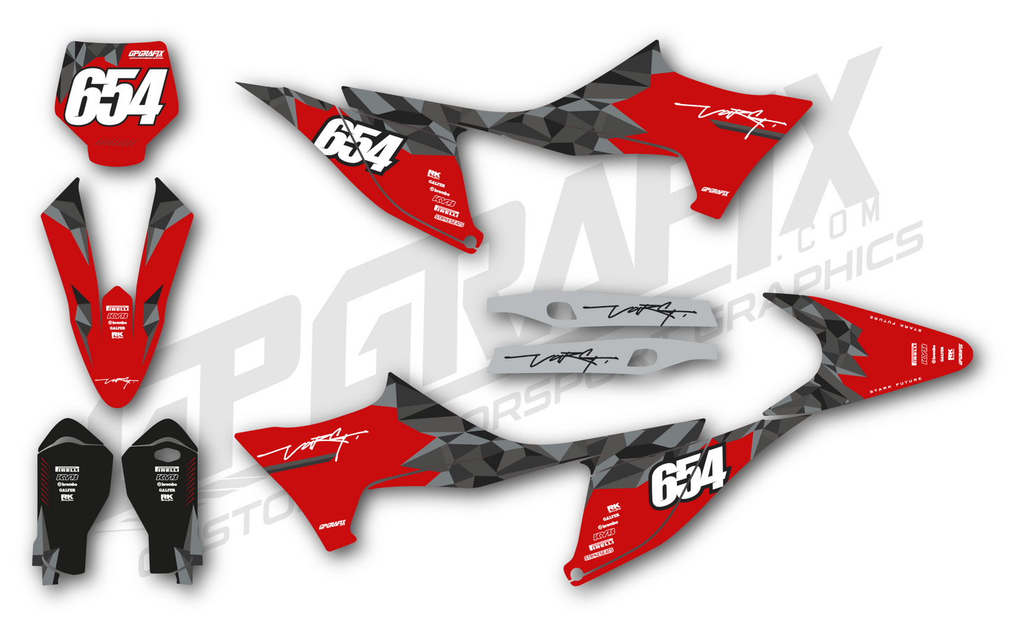 Stark Red Crystal Kit