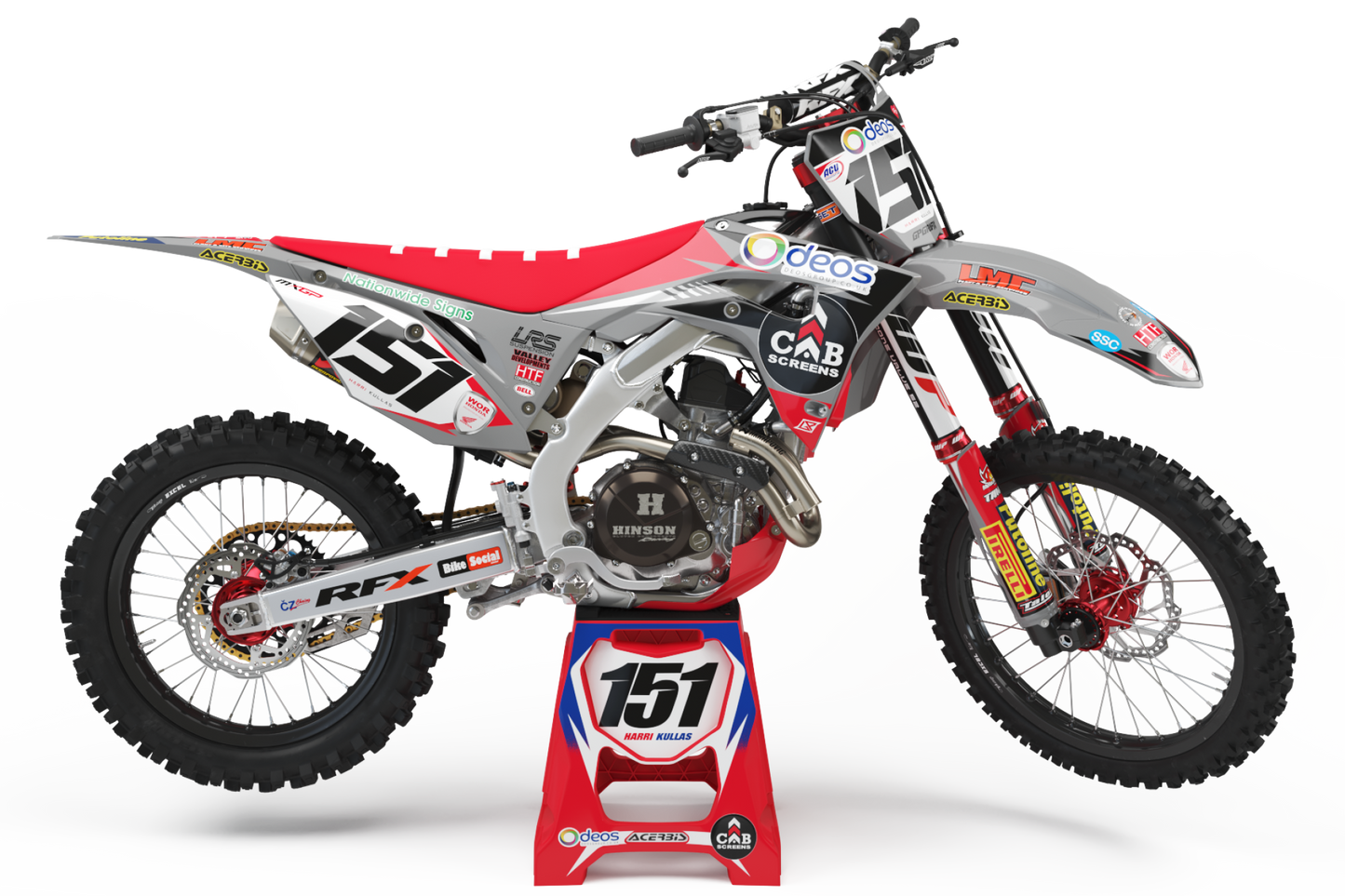 2019 CAB SCREENS HONDA OFFICIAL REPLICA KIT
