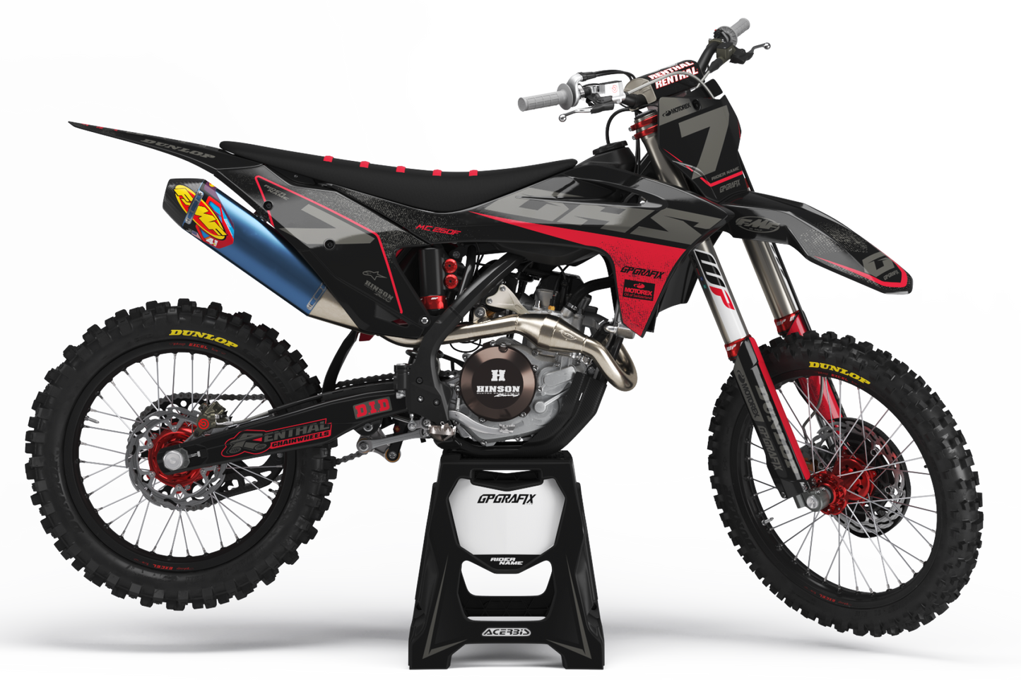 GASGAS 'GRIT' KIT (BLACK)