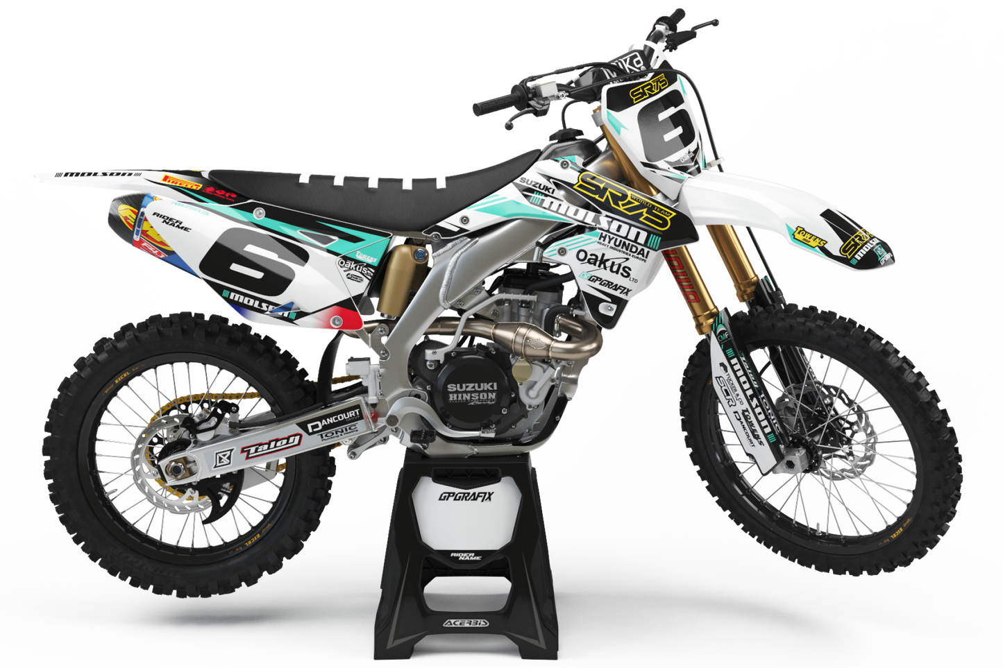 2015 SR75 WORLD TEAM SUZUKI FULL GRAPHICS KIT