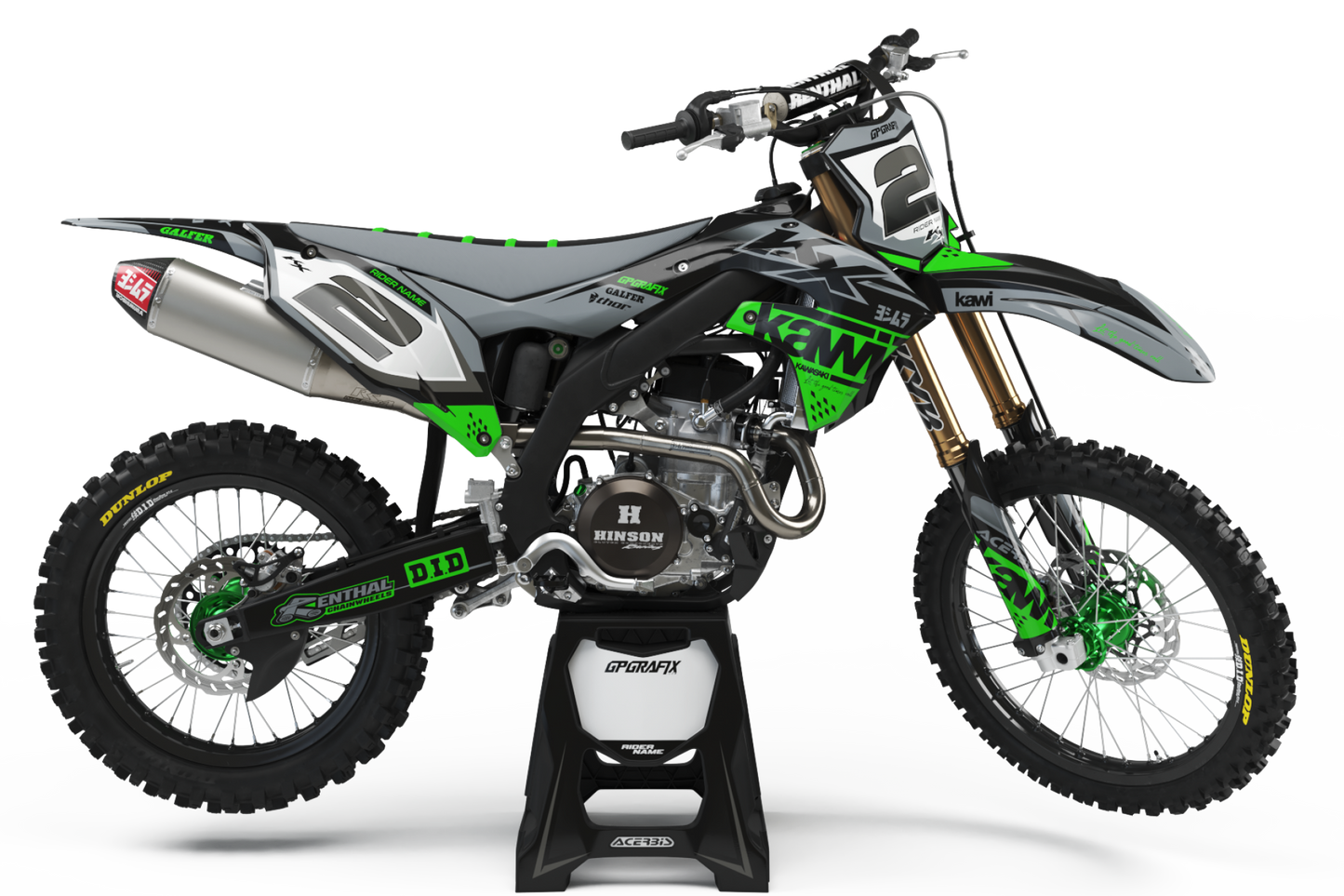 KAWASAKI RAPTOR KIT GREY
