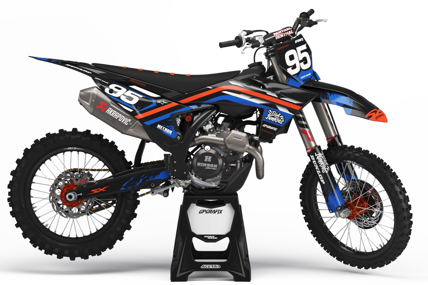 KTM SOLID KIT BLACK & ORANGE