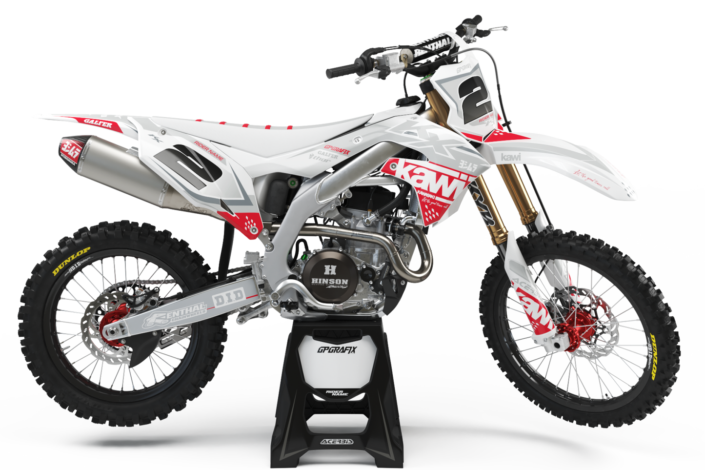 KAWASAKI RAPTOR KIT WHITE