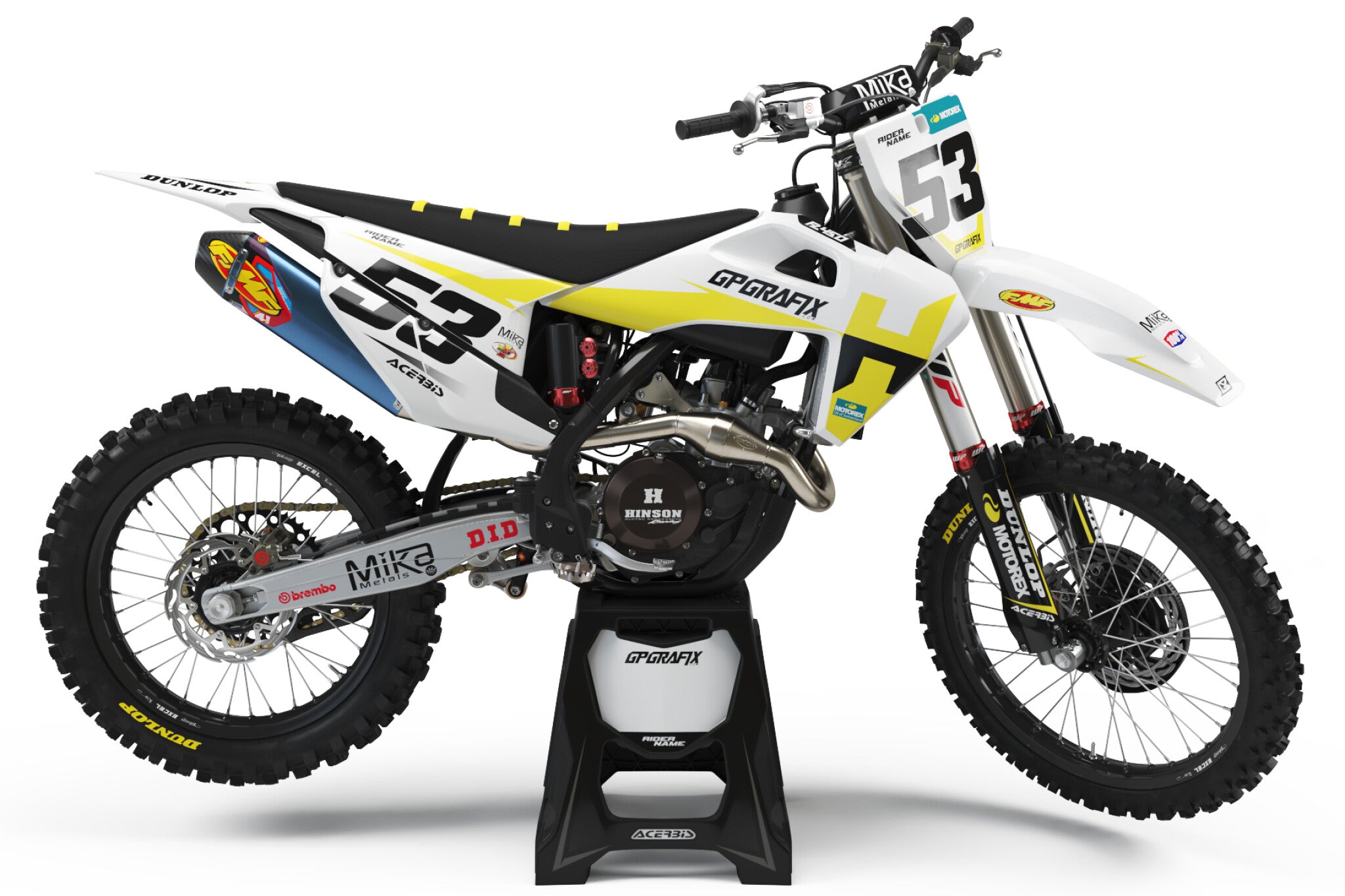 Yellow Rafix HUSQVARNA STYLE 1 KIT (YELLOW) – Gp Grafix