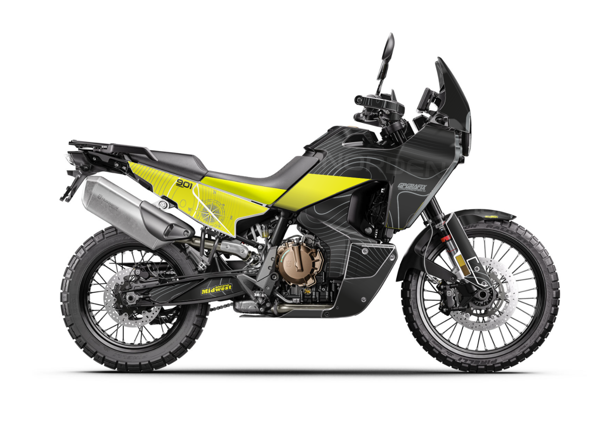 Norden 901 Compass Yellow – Gp Grafix