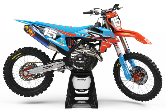 KTM 'STEEZ' KIT (CYAN)