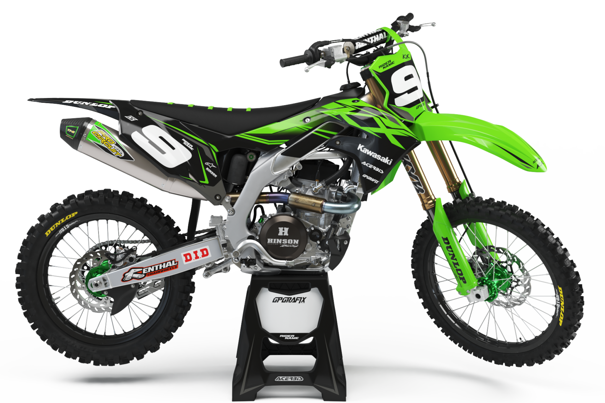 KAWASAKI 'FACTORY' KIT – Gp Grafix