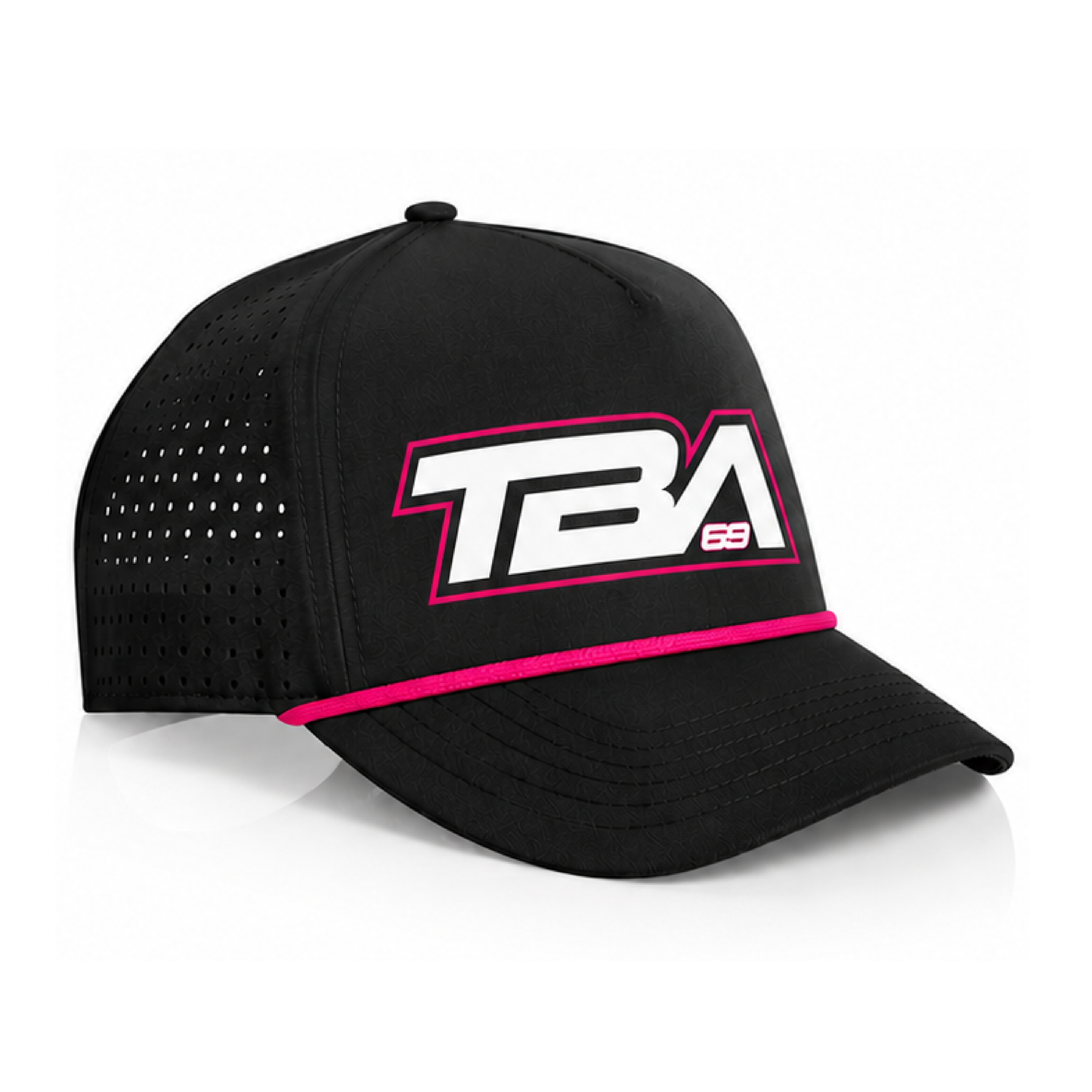 TBA Perforated Rope Cap - Pink