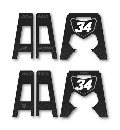 GREY LEOPARD ACERBIS PACKET STAND