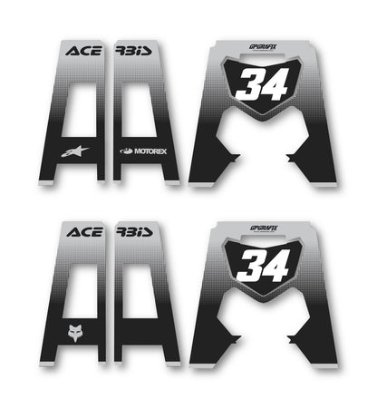 FADED DOTS GREY ACERBIS PACKET STAND