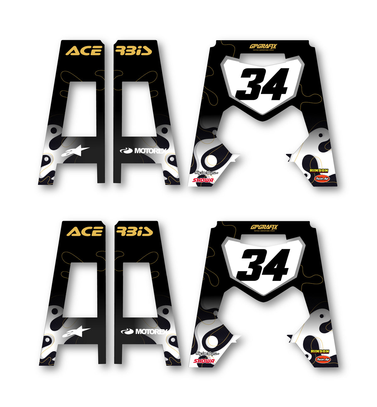 Retro ACERBIS PACKET STAND