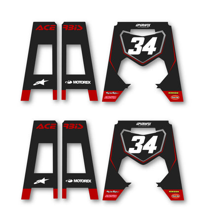 RED STRIKE ACERBIS PACKET STAND