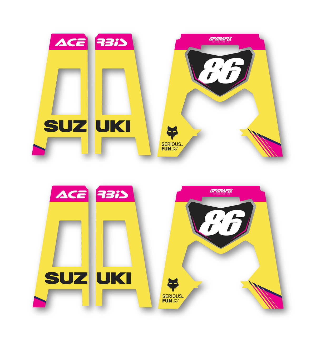 SUZUKI PINK PACKET STAND