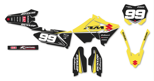SUZUKI RM RESTYLE STYLE 1 KIT (BLACK)