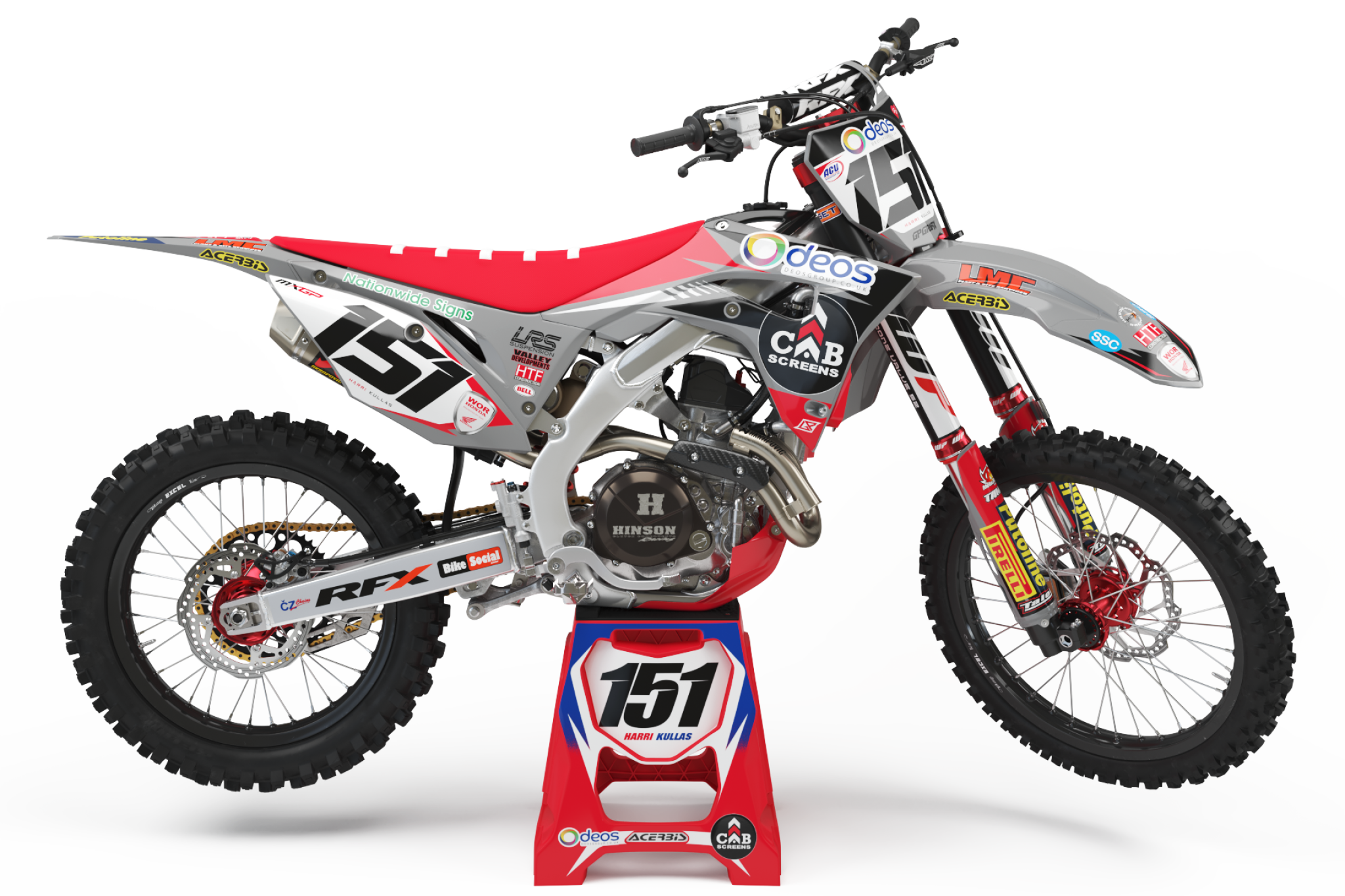 2019 CAB SCREENS HONDA OFFICIAL REPLICA KIT – Gp Grafix