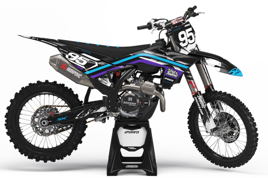 KTM SOLID KIT BLACK & CYAN