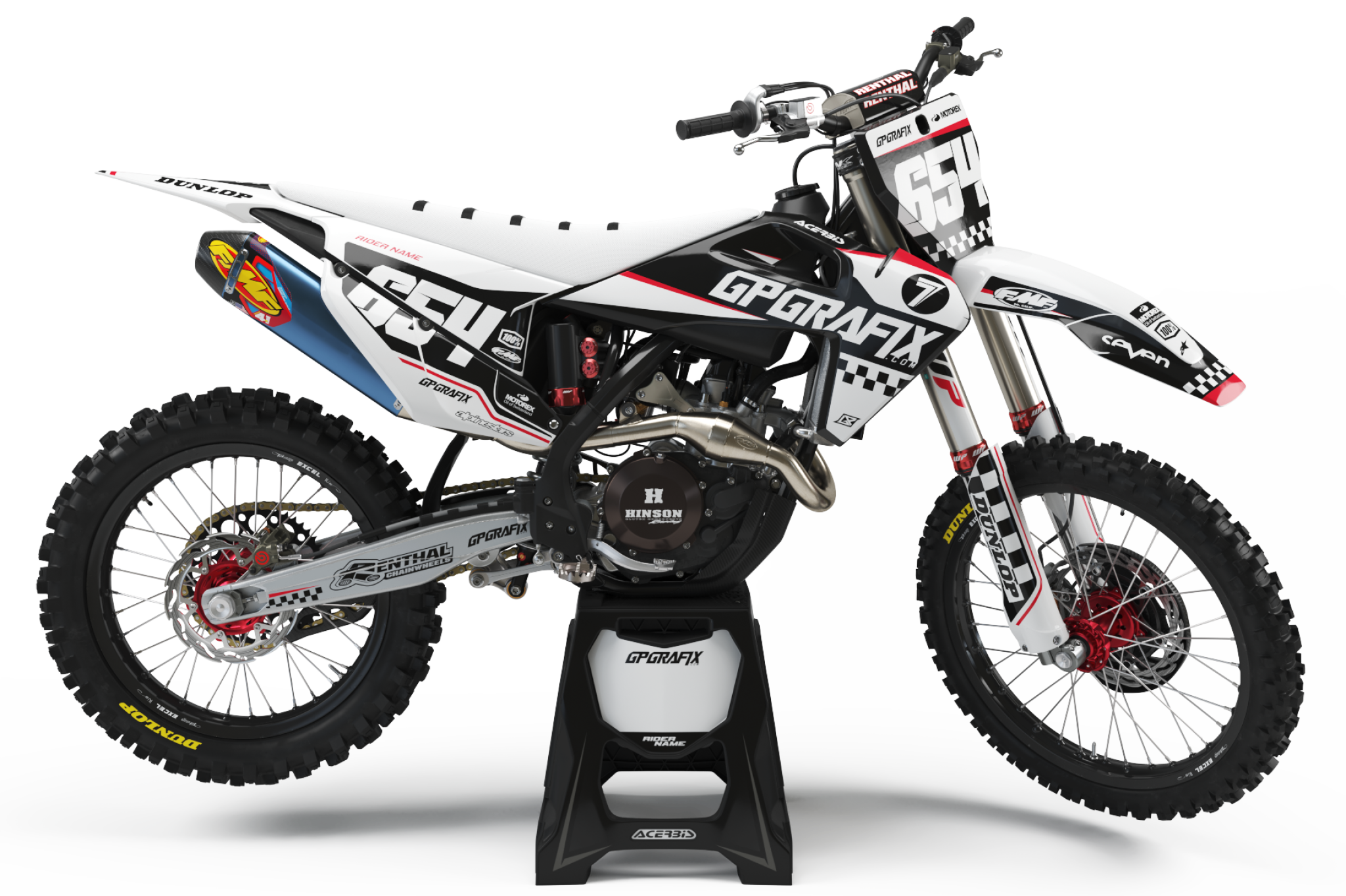 HUSQVARNA 'FINISH' KIT (RETRO) – Gp Grafix