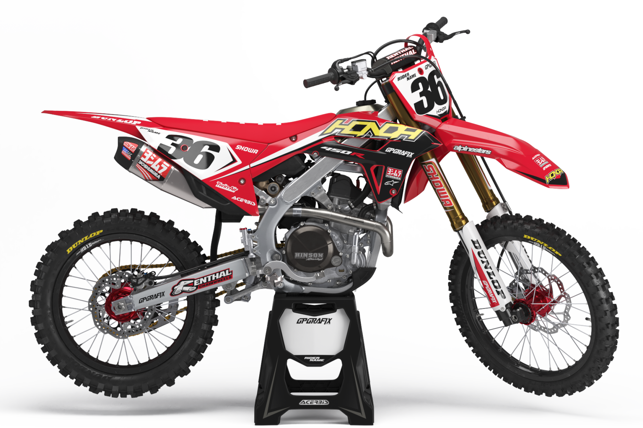 Honda Riker HONDA 'QUAKER' KIT – Gp Grafix