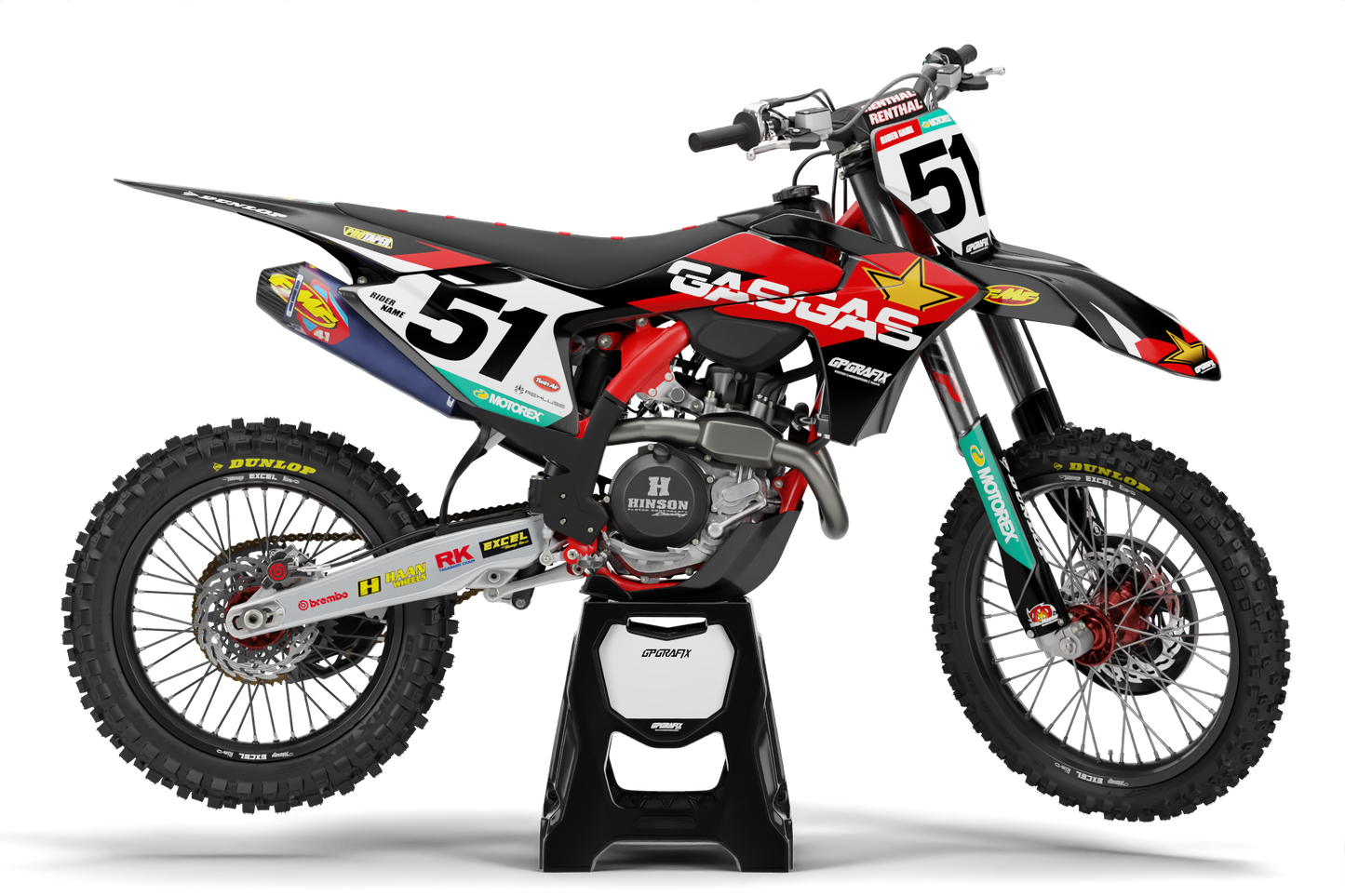 2025 GASGAS FACTORY KIT BLACK