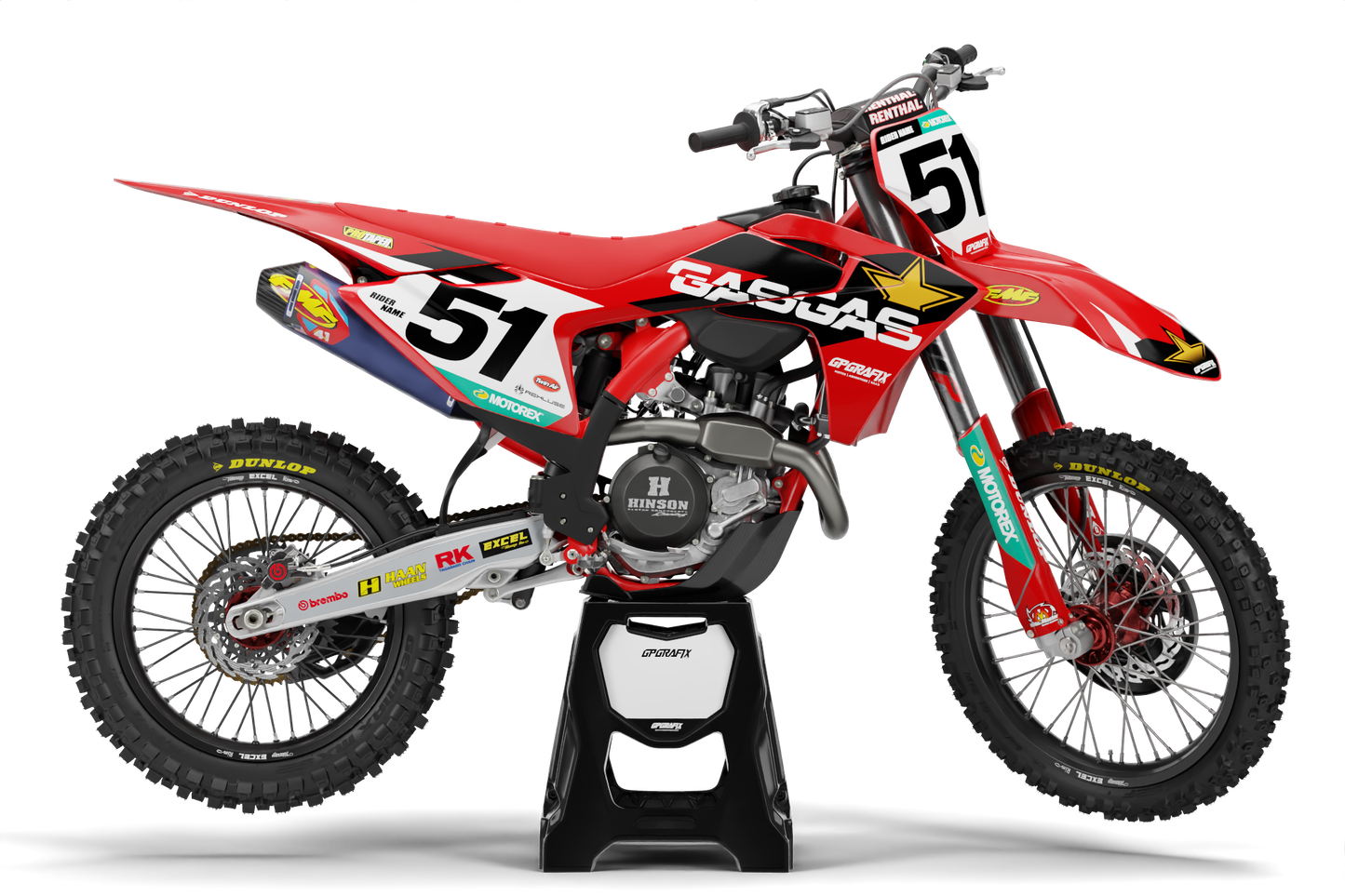 2025 GASGAS FACTORY KIT RED