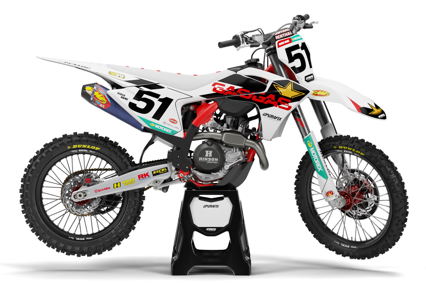 2025 GASGAS FACTORY KIT WHITE