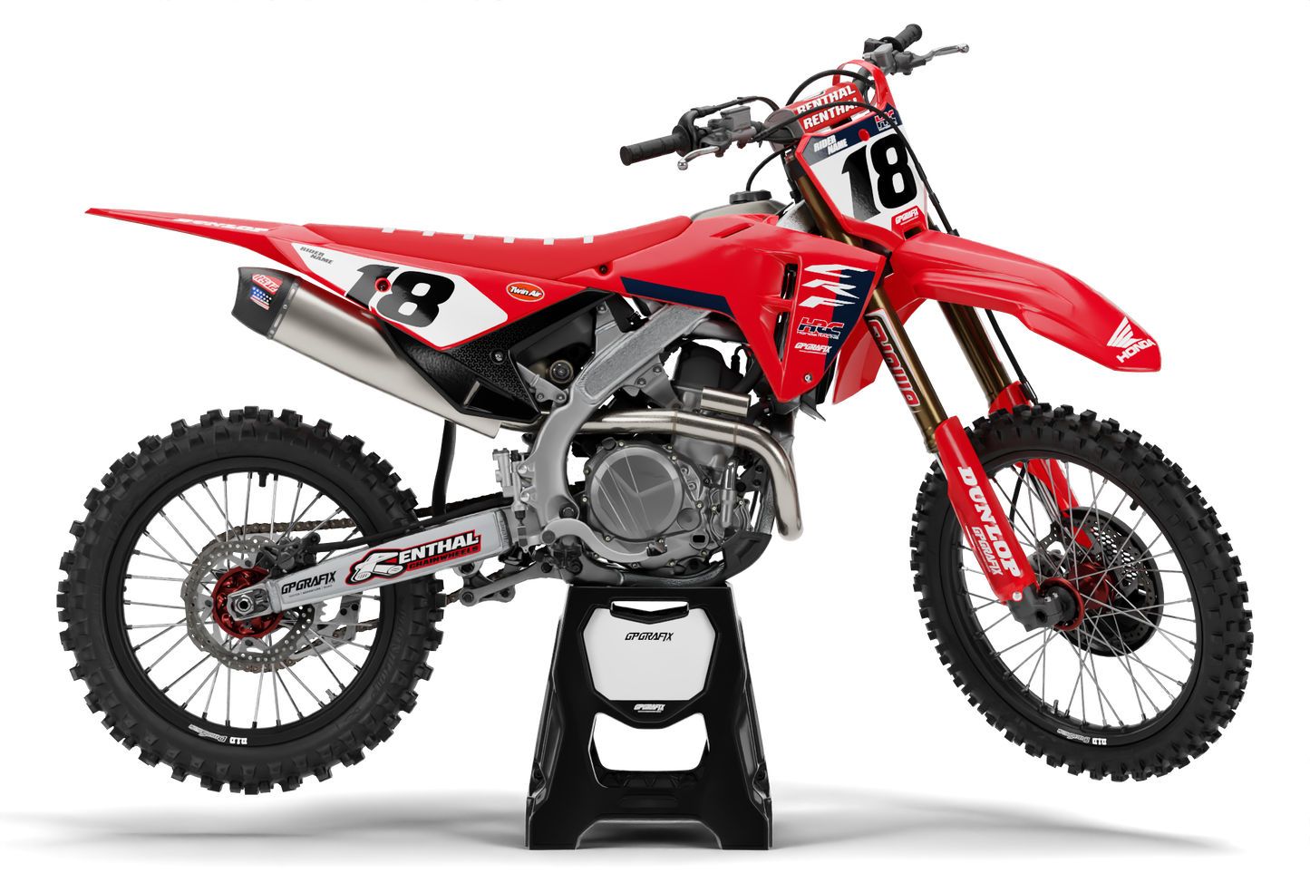 2025 HONDA FACTORY KIT RED