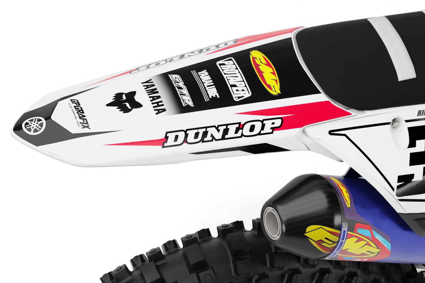 2025 YAMAHA FACTORY KIT WHITE